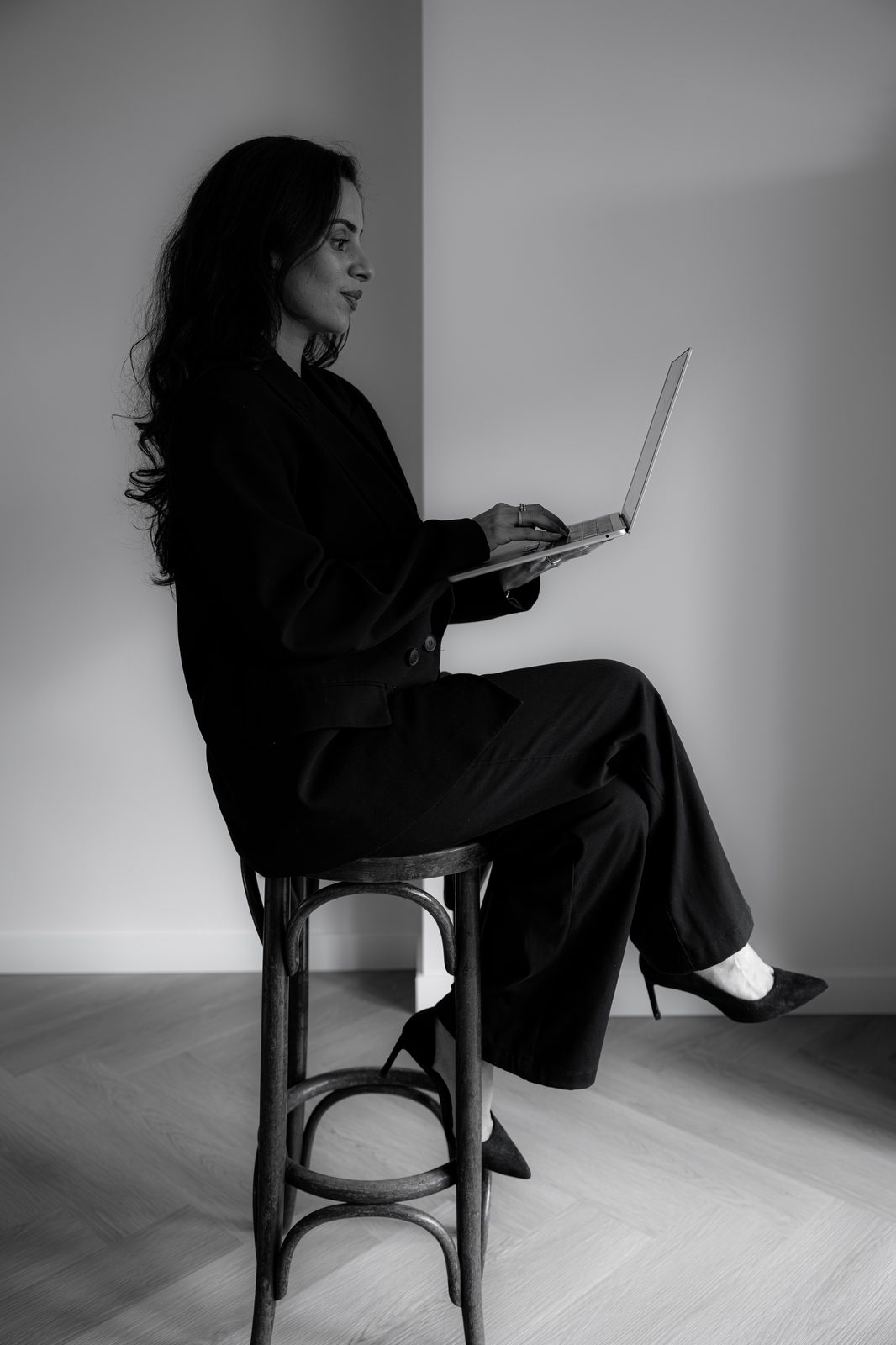 Tanja aan het werk